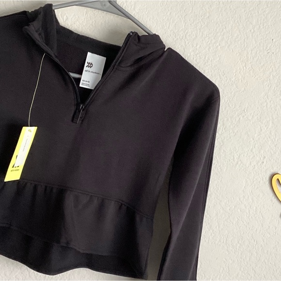 \All in Motion\ NWT Cozy Fleece Hoodie in Black - Picture 2 of 14